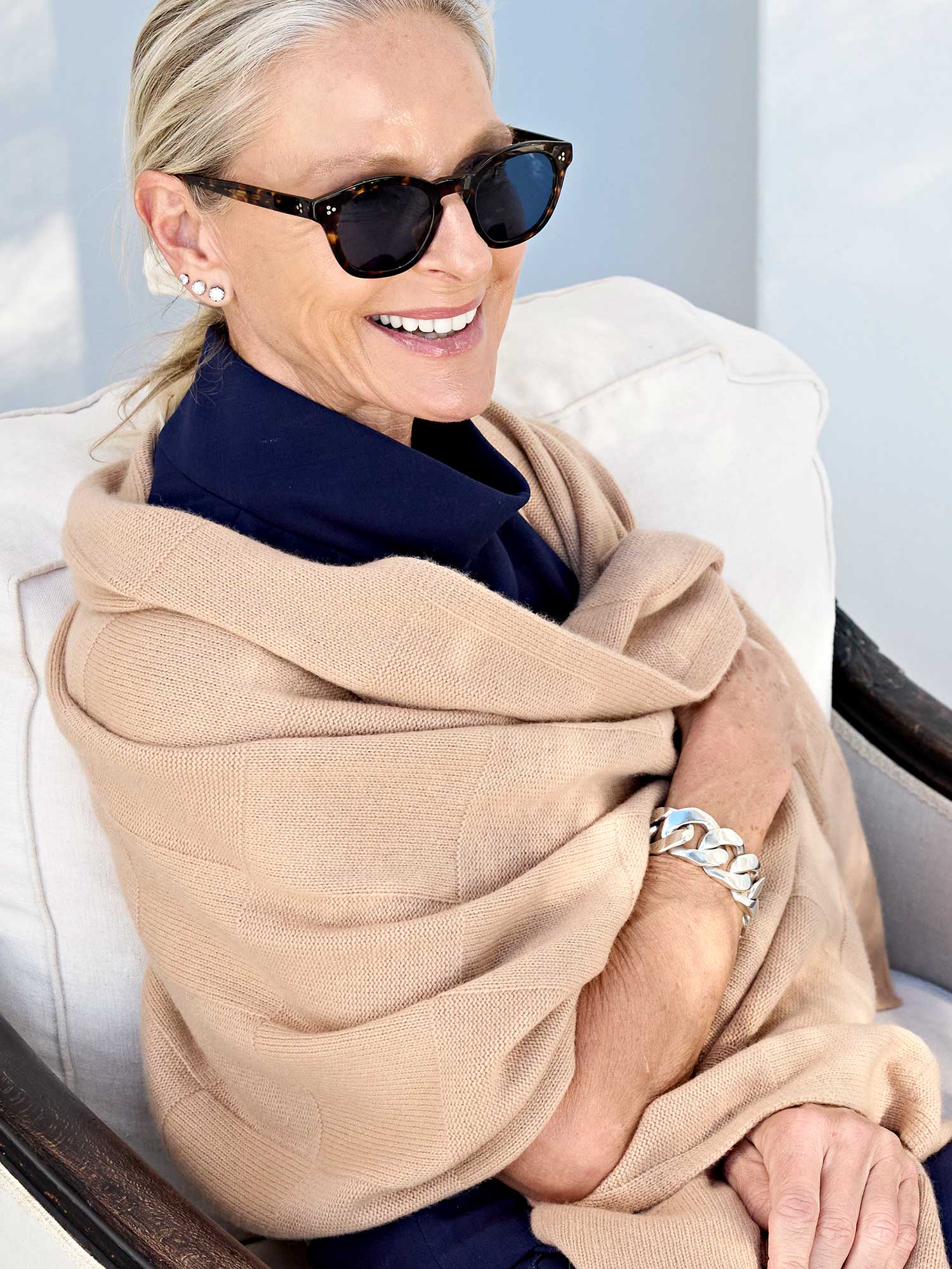 Berlin Kaschmirschal Damen hellbraun – 100% Kaschmir | EMAAL CASHMERE#Farbe_hellbraun