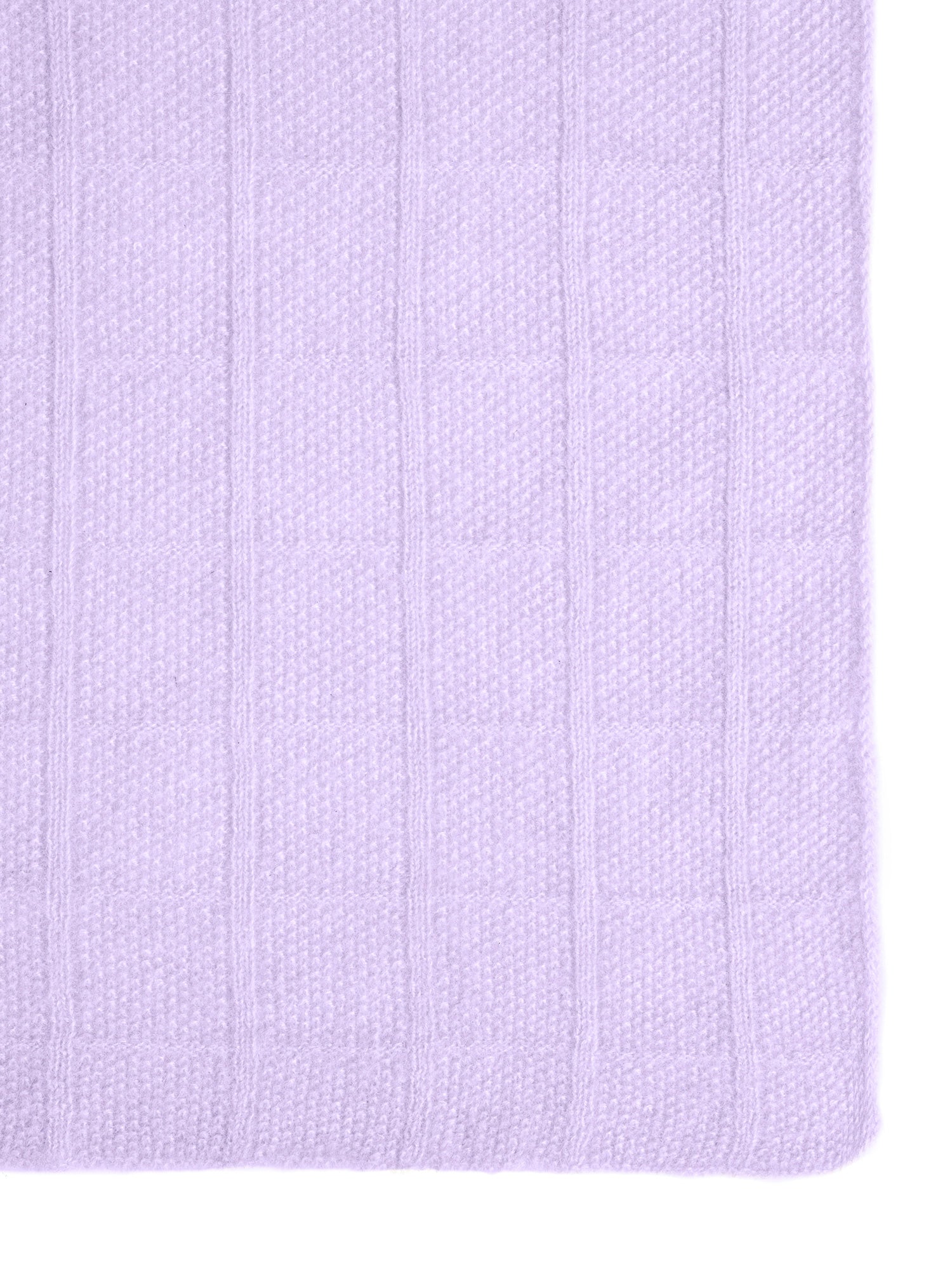 Detailaufnahme des hellgelben Kaschmirschals BHUTAN mit feiner Strickstruktur EMAAL CASHMERE#Farbe_rosa