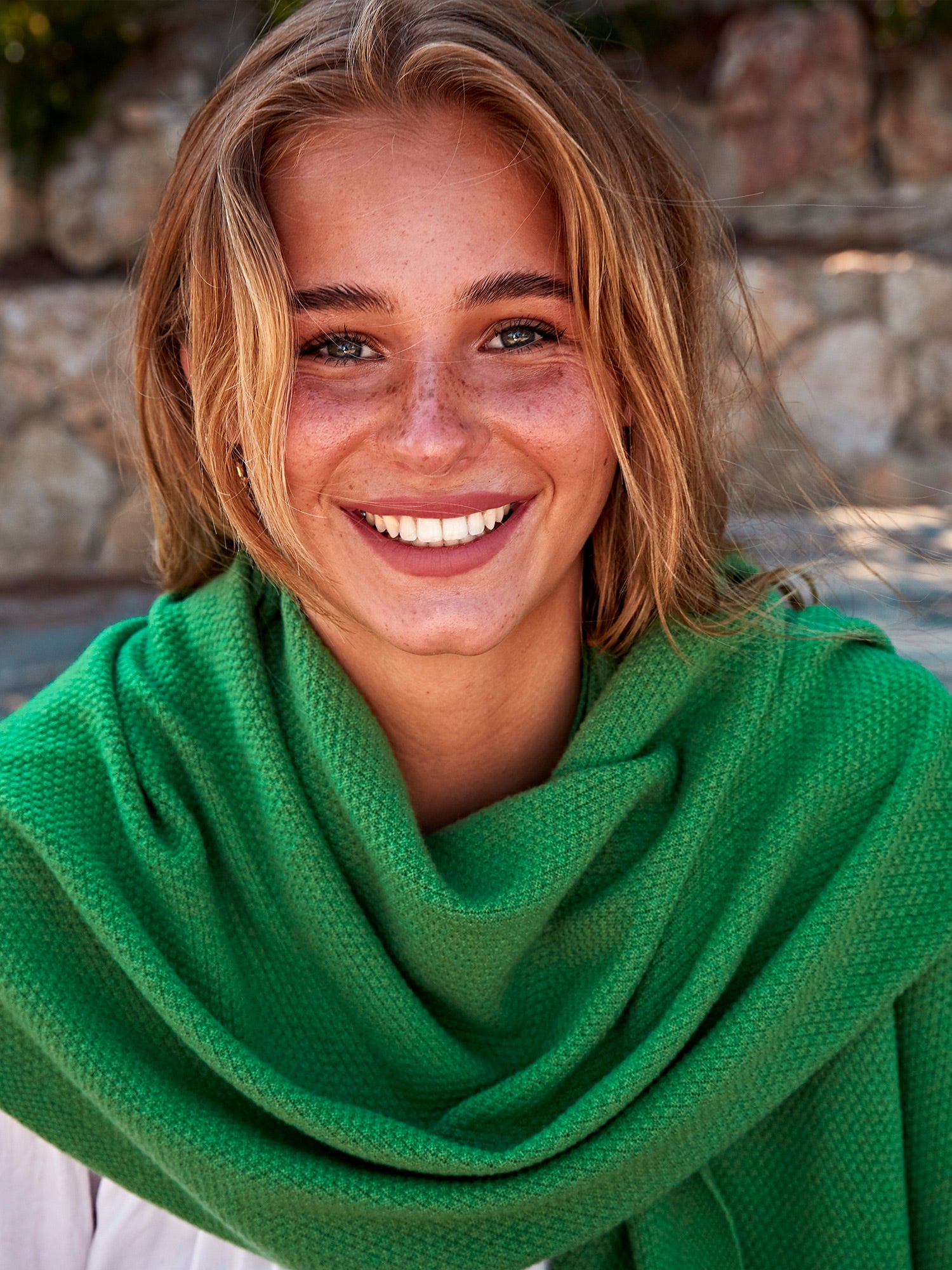 Dublin Kaschmirschal Damen hellgrün – 100% Kaschmir | EMAAL CASHMERE#Farbe_hellgrün