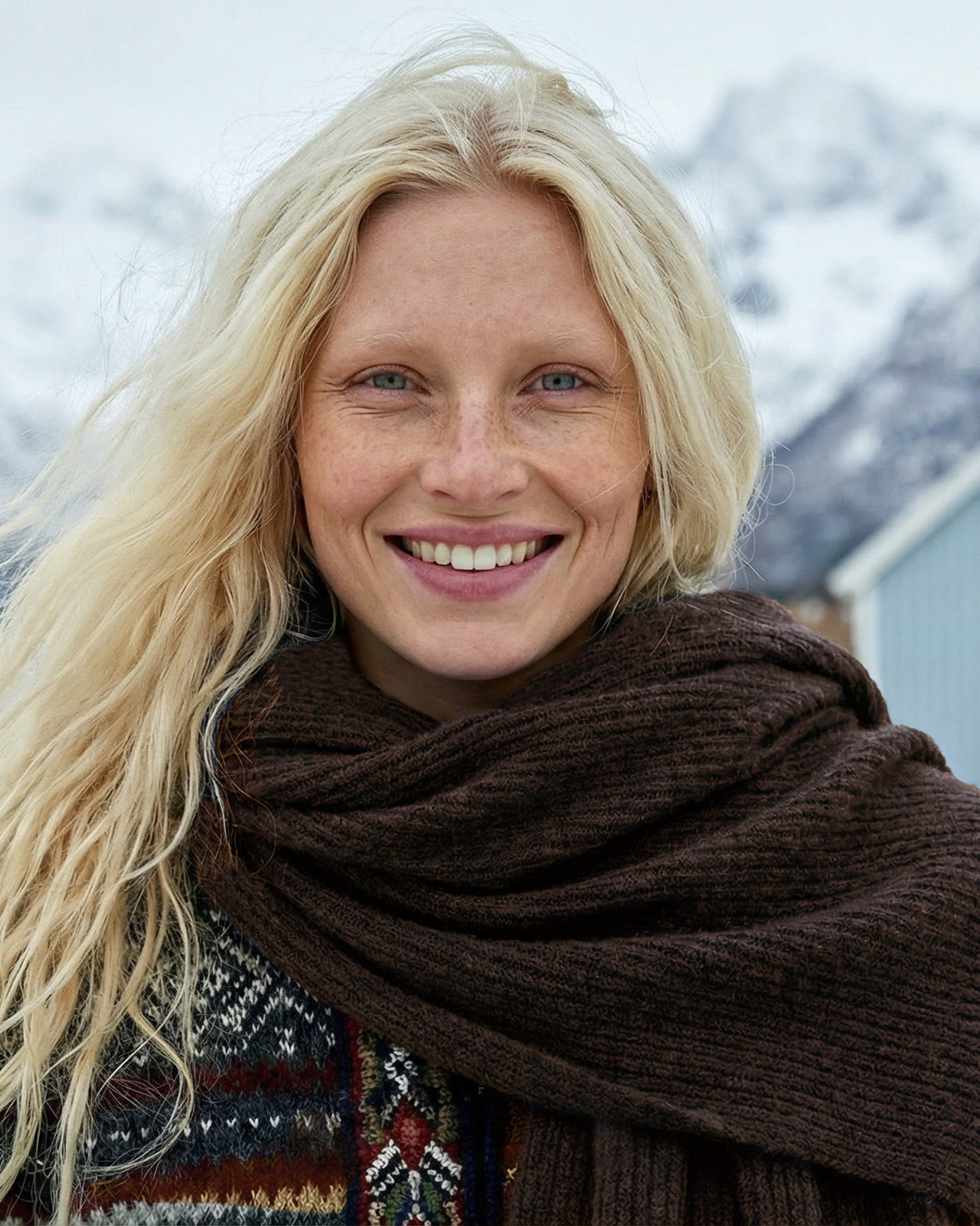 Kopenhagen Kaschmirschal Damen dunkelbraun – 100% Kaschmir | EMAAL CASHMERE#Farbe_dunkelbraun