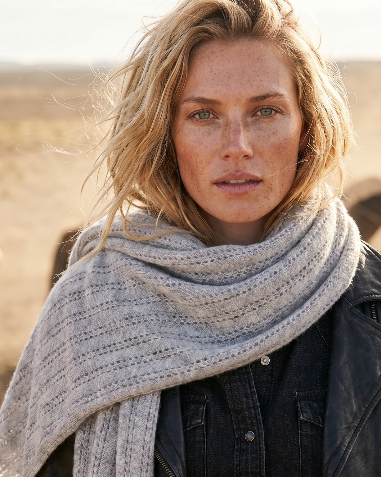 LHASA Schal in Hellgrau von EMAAL CASHMERE – weicher Kaschmirschal für Damen#Farbe_hellgrau