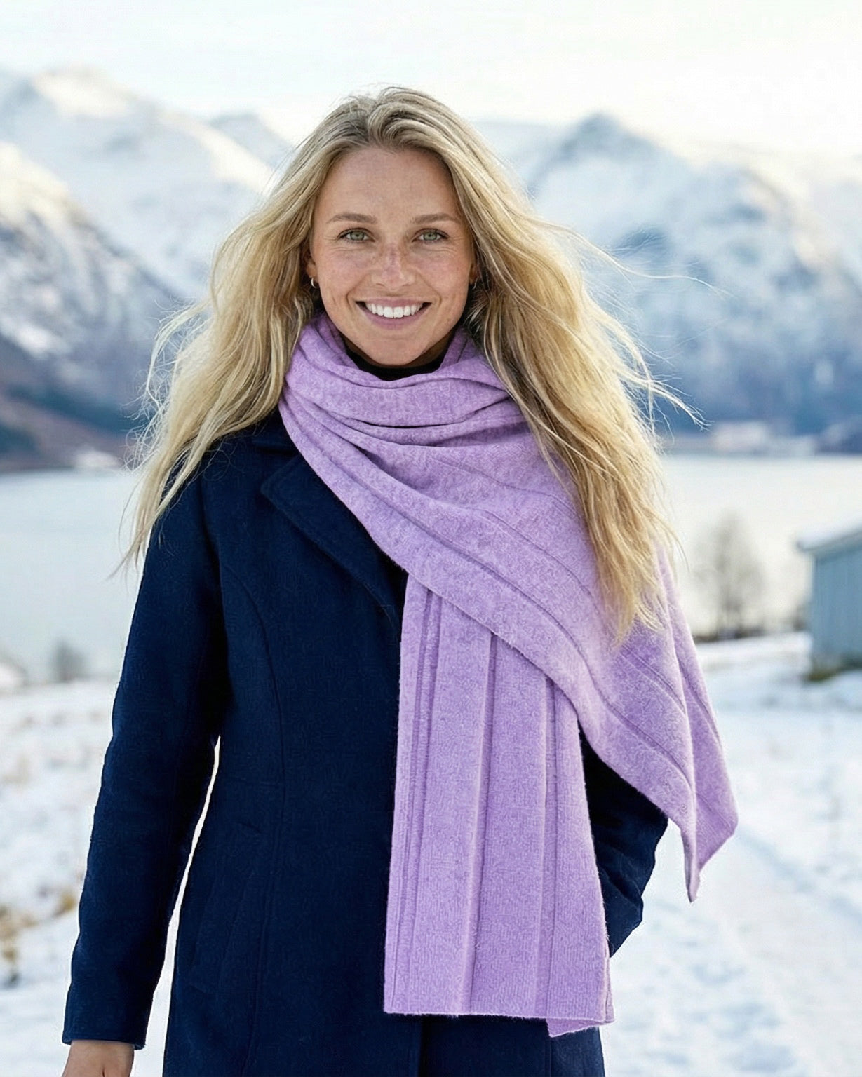 Marrakech Kaschmirschal Damen lila – 100% Kaschmir | EMAAL CASHMERE#Farbe_lila