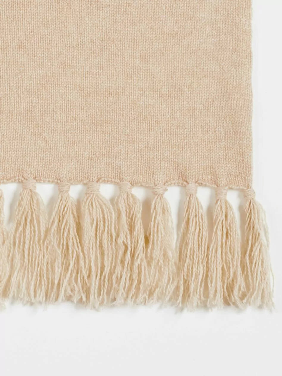 Milano Kaschmirschal Damen creme – 100% Kaschmir | EMAAL CASHMERE#Farbe_creme