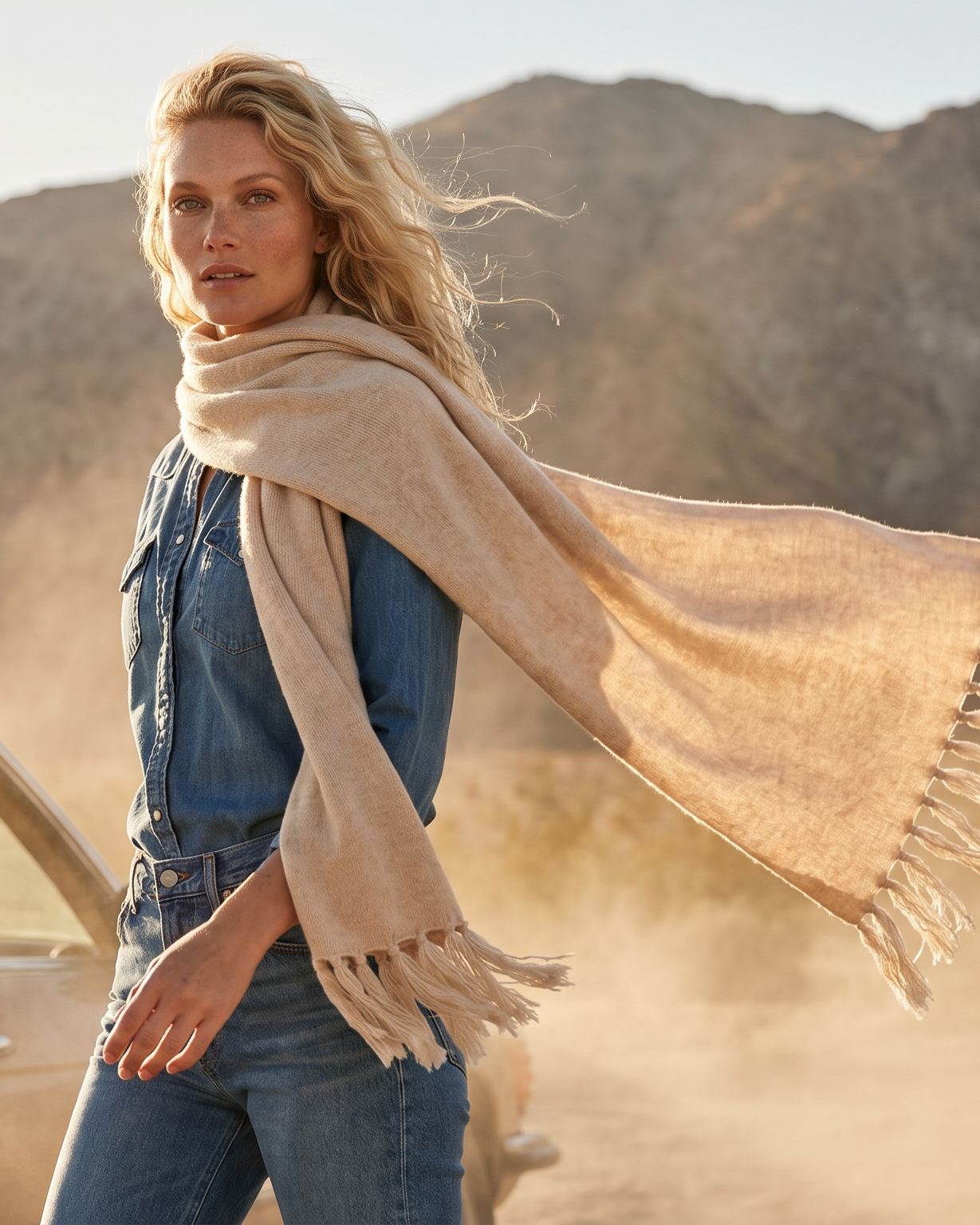 MILANO Kaschmirschal von EMAAL CASHMERE aus 100% Kaschmir#Farbe_creme