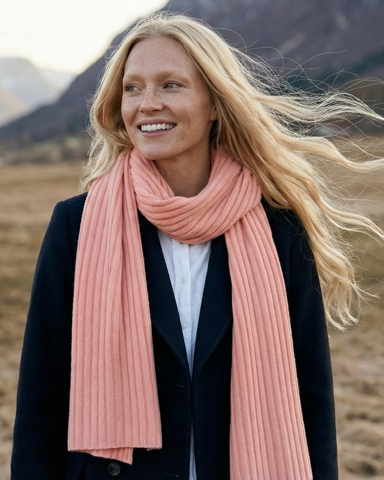 Riad Kaschmirschal Damen orange – 100% Kaschmir | EMAAL CASHMERE#Farbe_orange