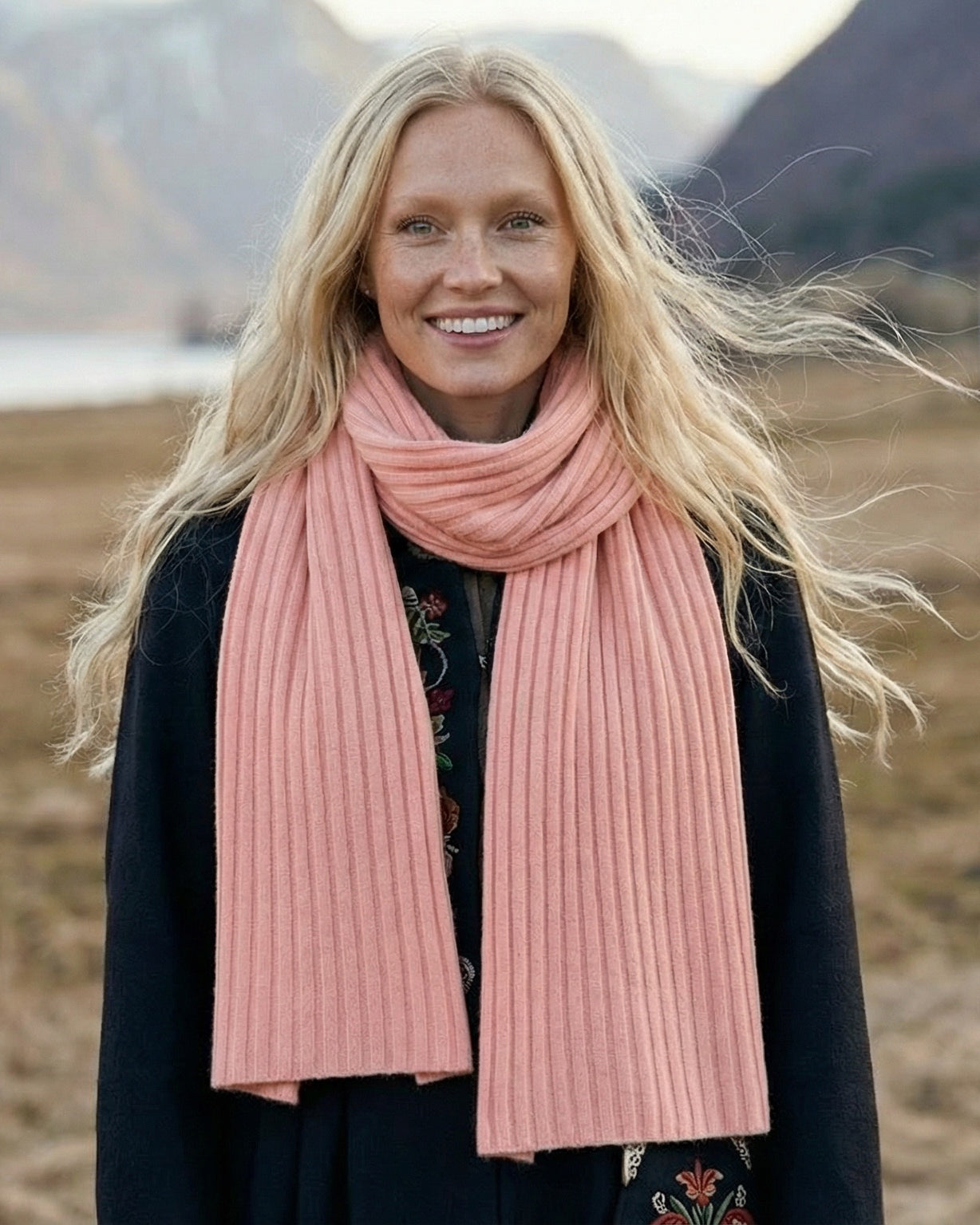 Riad Kaschmirschal Damen orange – 100% Kaschmir | EMAAL CASHMERE#Farbe_orange