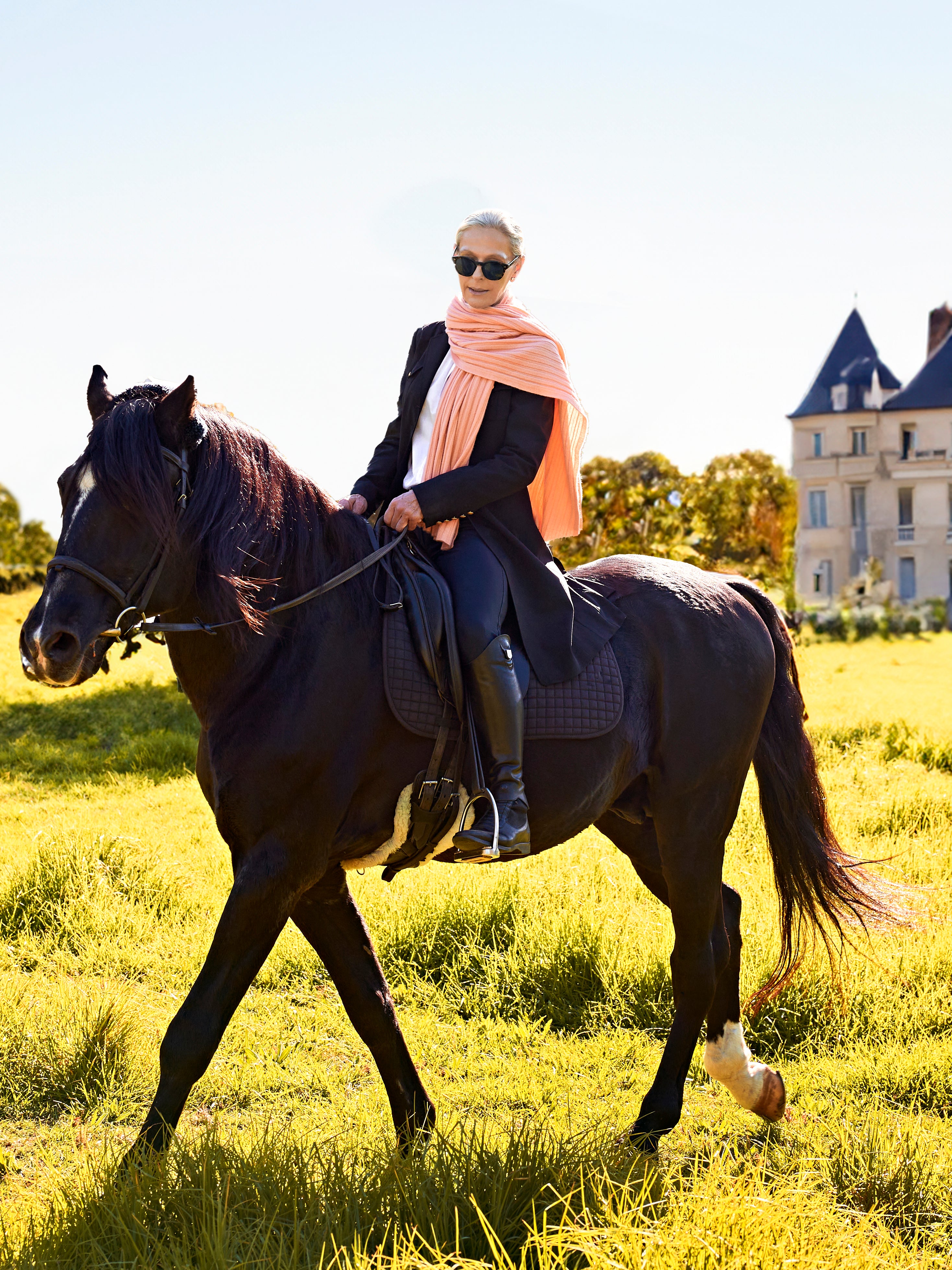 Riad Kaschmirschal Damen orange – 100% Kaschmir | EMAAL CASHMERE#Farbe_orange