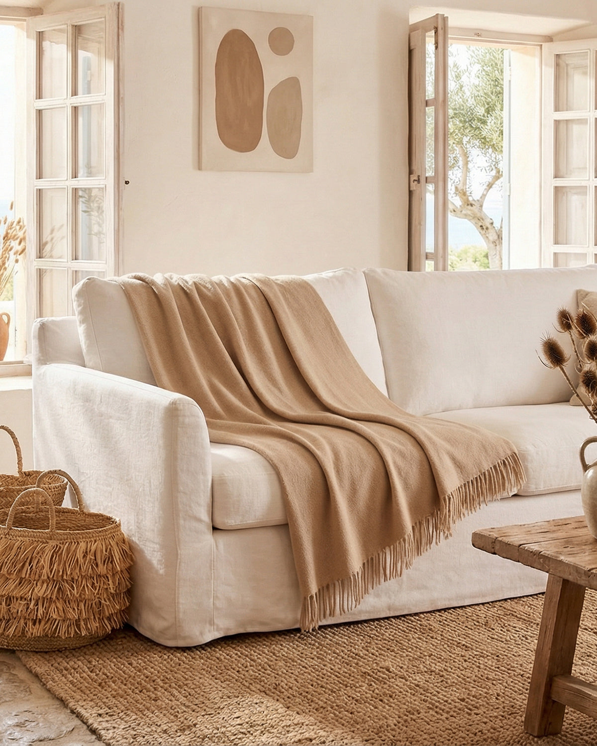 Paris Kaschmirdecke braun – 100% Kaschmir | EMAAL CASHMERE#Farbe_braun