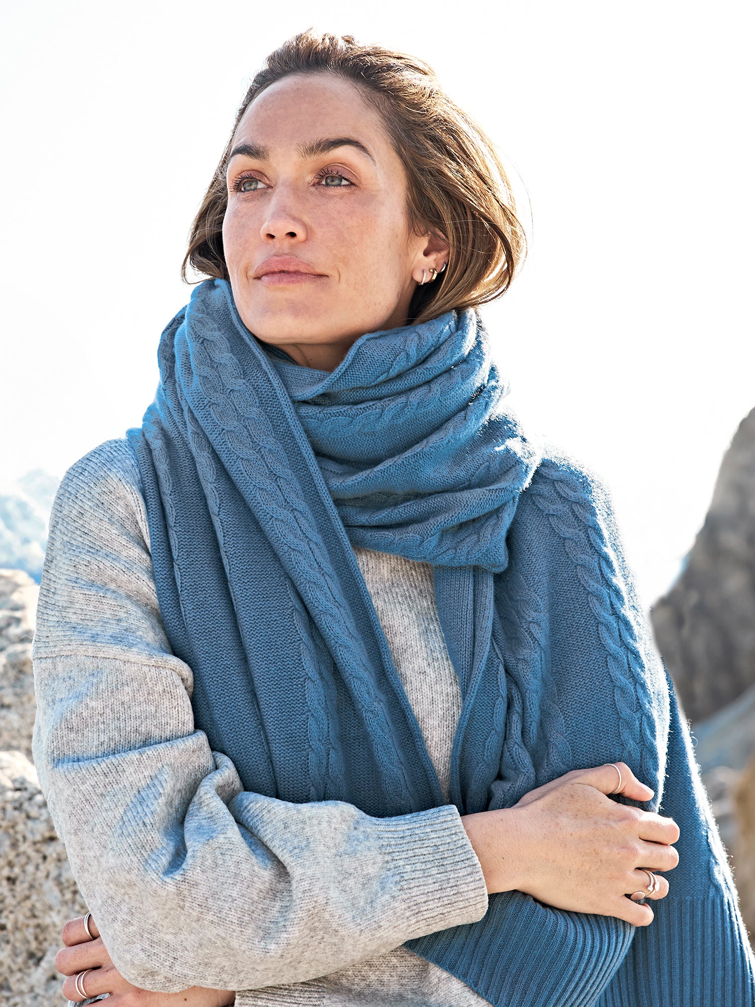 Cashmere scarf Reykjavik women