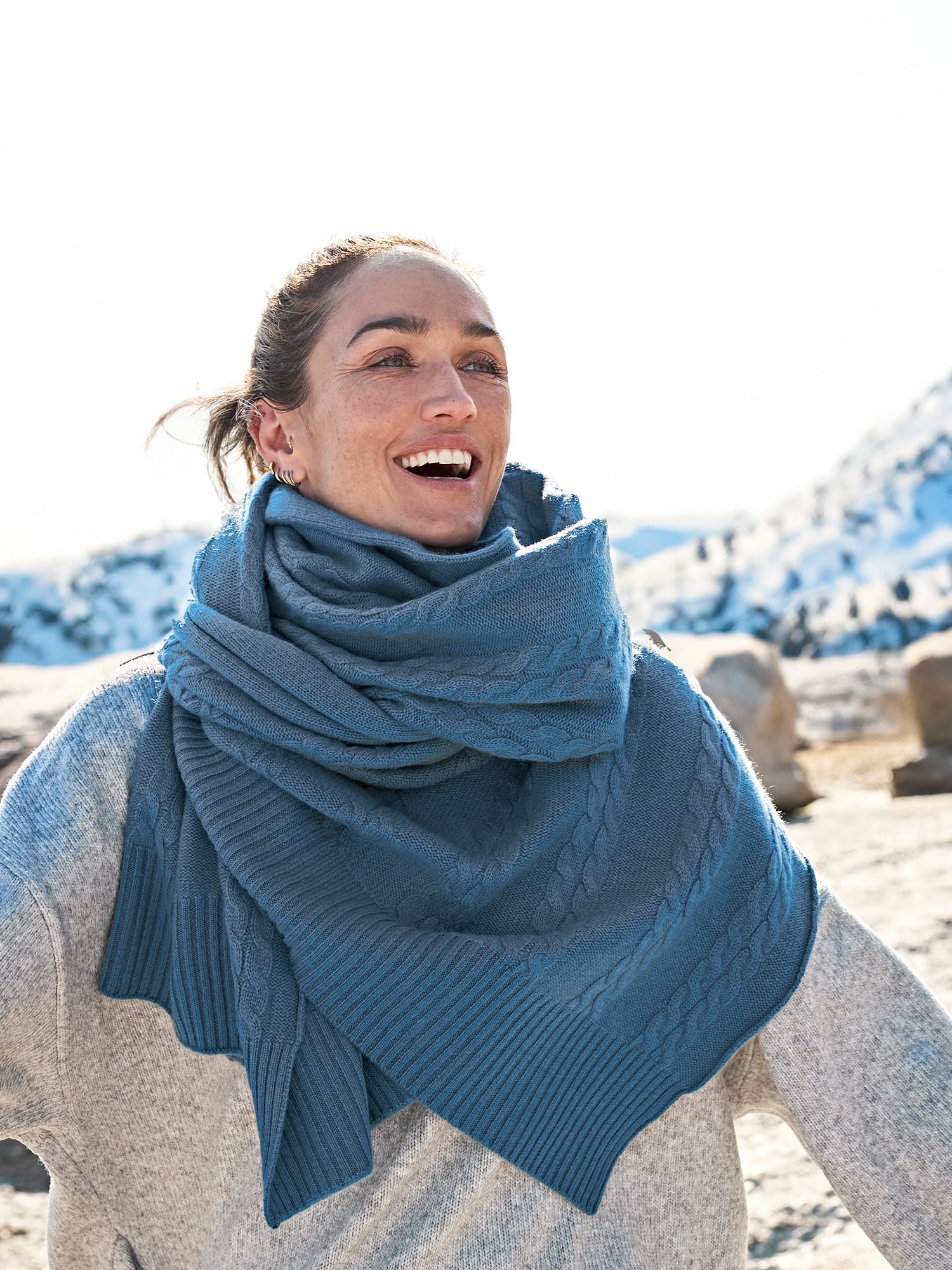 Cashmere scarf Reykjavik women