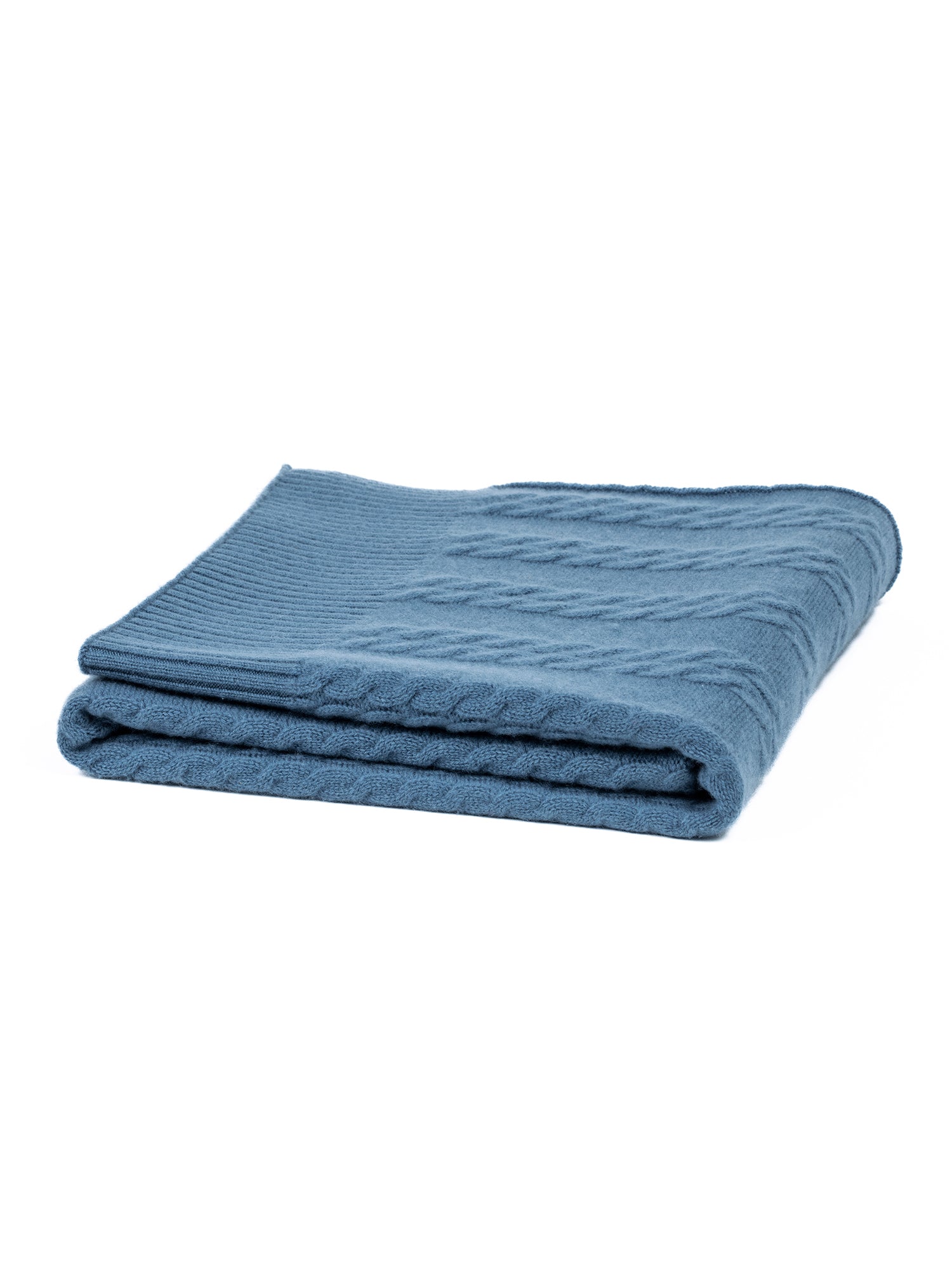 Reykjavik Kaschmirschal Damen blau – 100% Kaschmir | EMAAL CASHMERE#Farbe_blau
