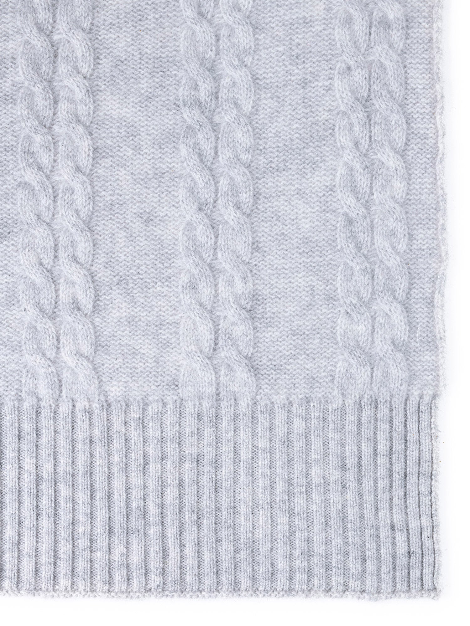 Reykjavik Kaschmirschal Damen hellgrau – 100% Kaschmir | EMAAL CASHMERE#Farbe_hellgrau