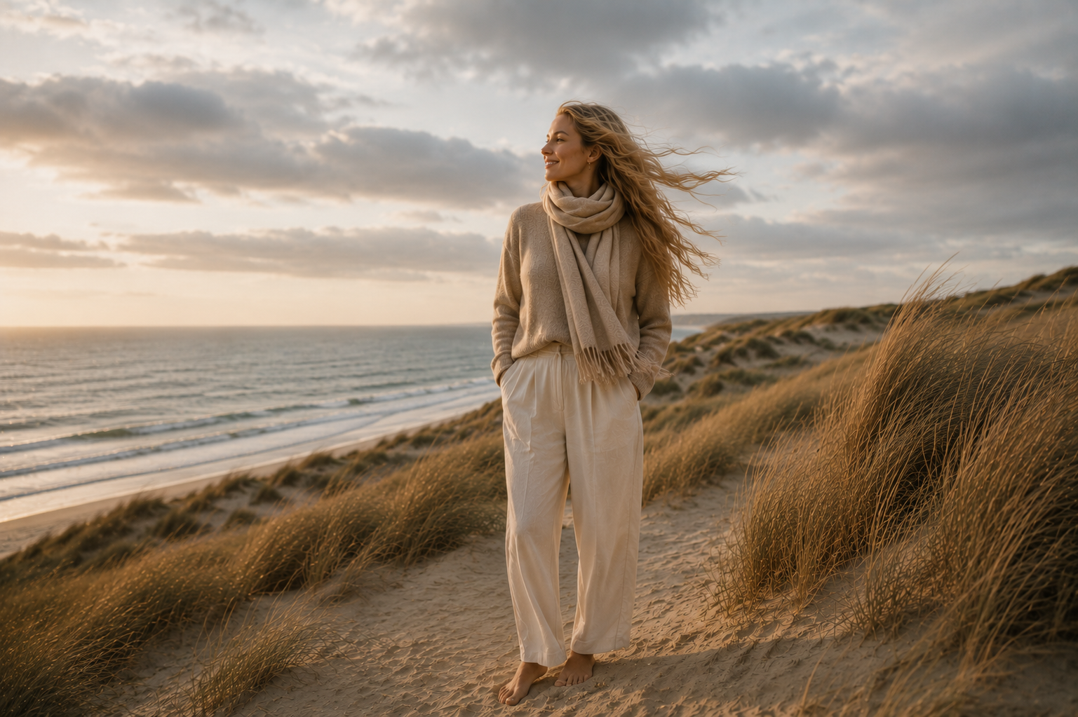 Kaschmirschal im Sommerurlaub am Meer – leicht, vielseitig & unverzichtbar | EMAAL CASHMERE