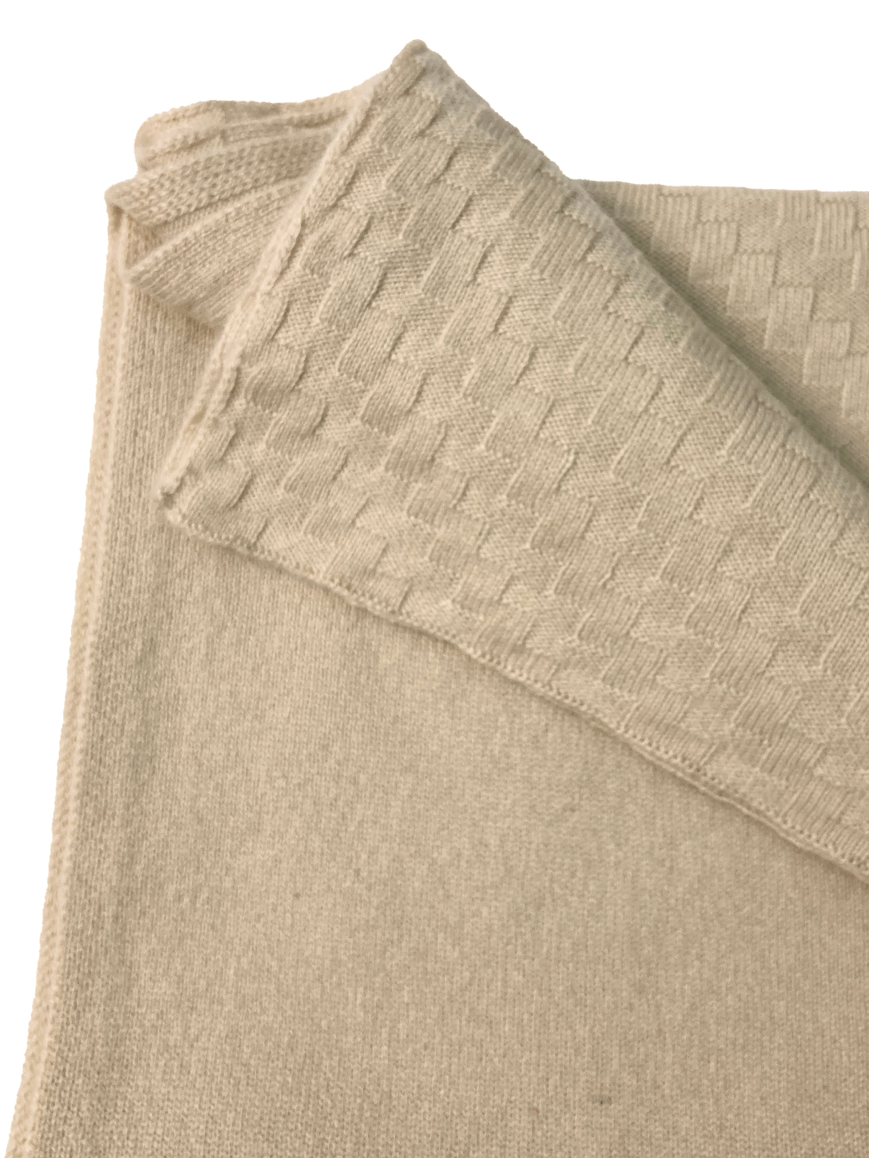 Cashmere scarf men in #farbe_beige– EMAAL CASHMERE