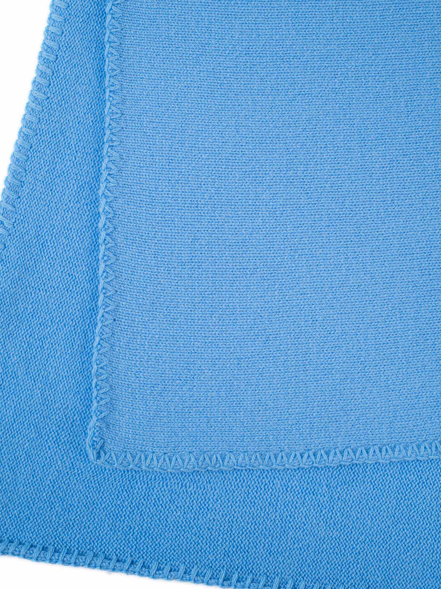 Florenz Kaschmirdecke Baby hellblau – 100% Kaschmir | EMAAL CASHMERE#Farbe_hellblau