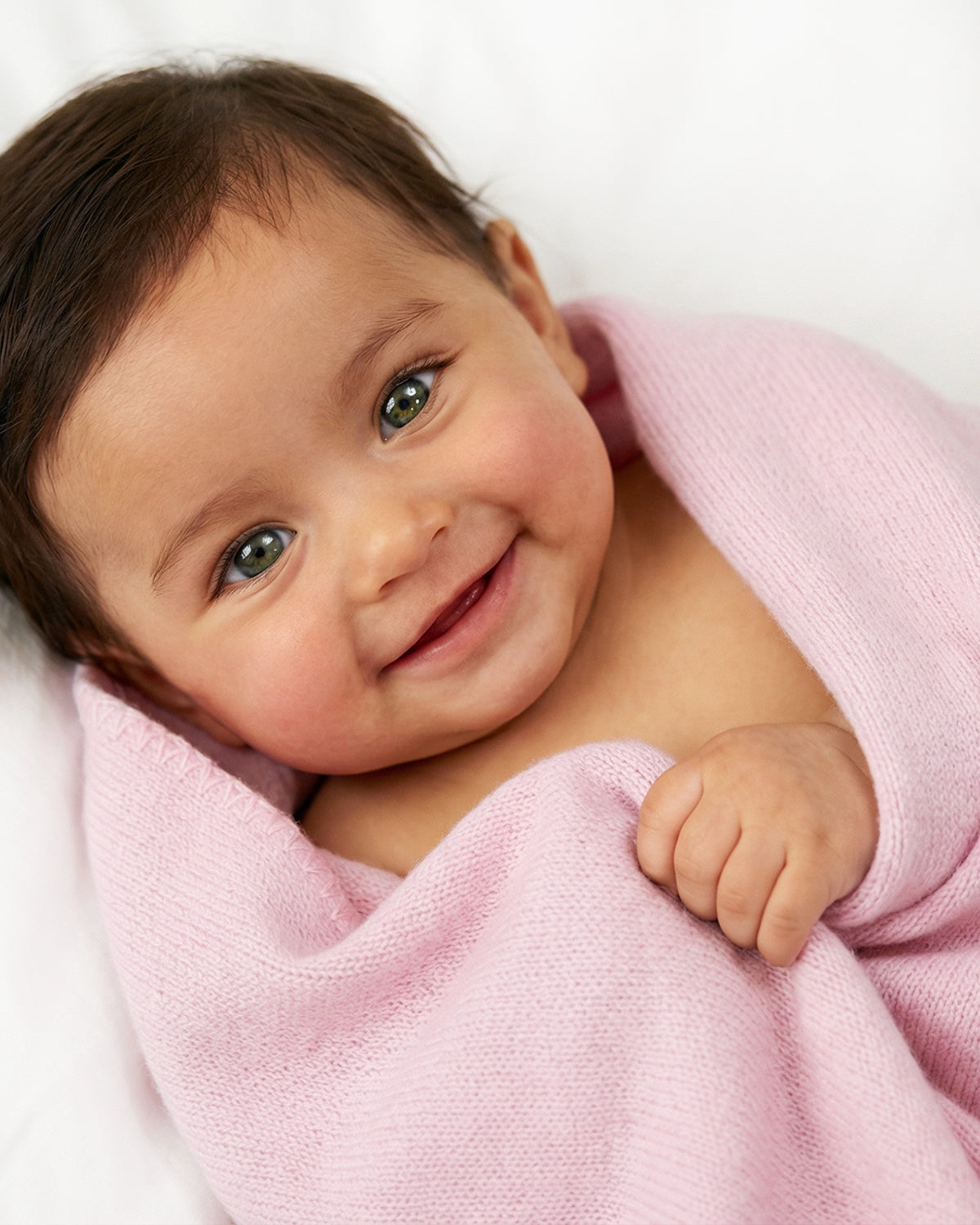 Florenz Kaschmirdecke Baby rosa – 100% Kaschmir | EMAAL CASHMERE#Farbe_rosa