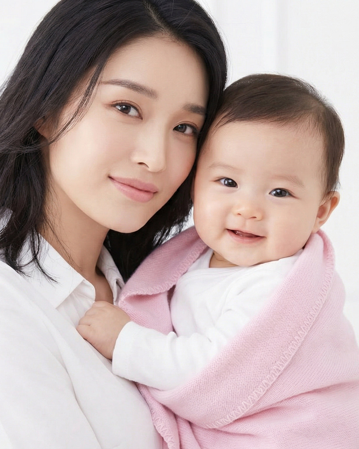 Florenz Kaschmirdecke Baby rosa – 100% Kaschmir | EMAAL CASHMERE#Farbe_rosa