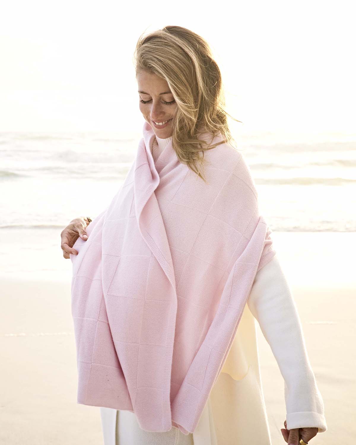 Berlin Kaschmirschal Damen rosa – 100% Kaschmir | EMAAL CASHMERE#Farbe_rosa