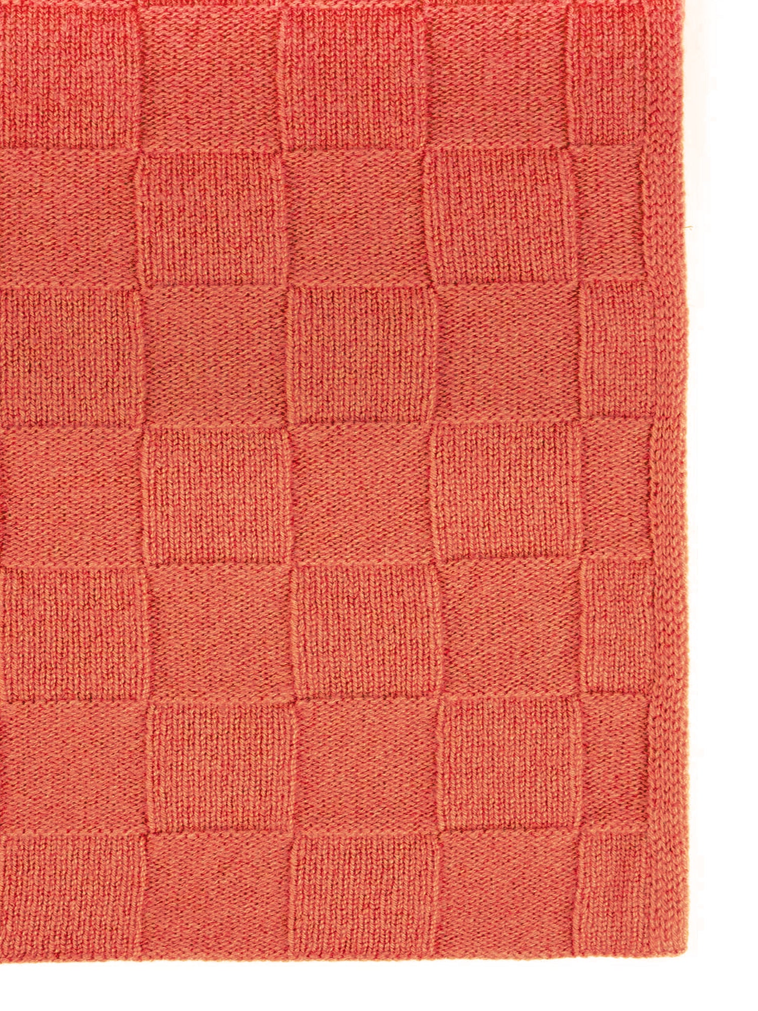 Bogota Kaschmirschal Damen lachs rot – 100% Kaschmir | EMAAL CASHMERE