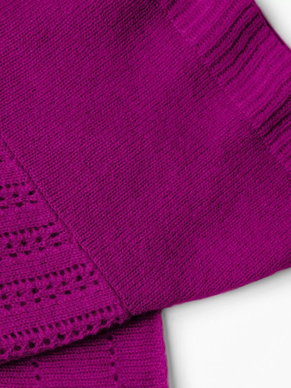 Ibiza Kaschmirdreieck Damen lila – 100% Kaschmir | EMAAL CASHMERE#Farbe_lila