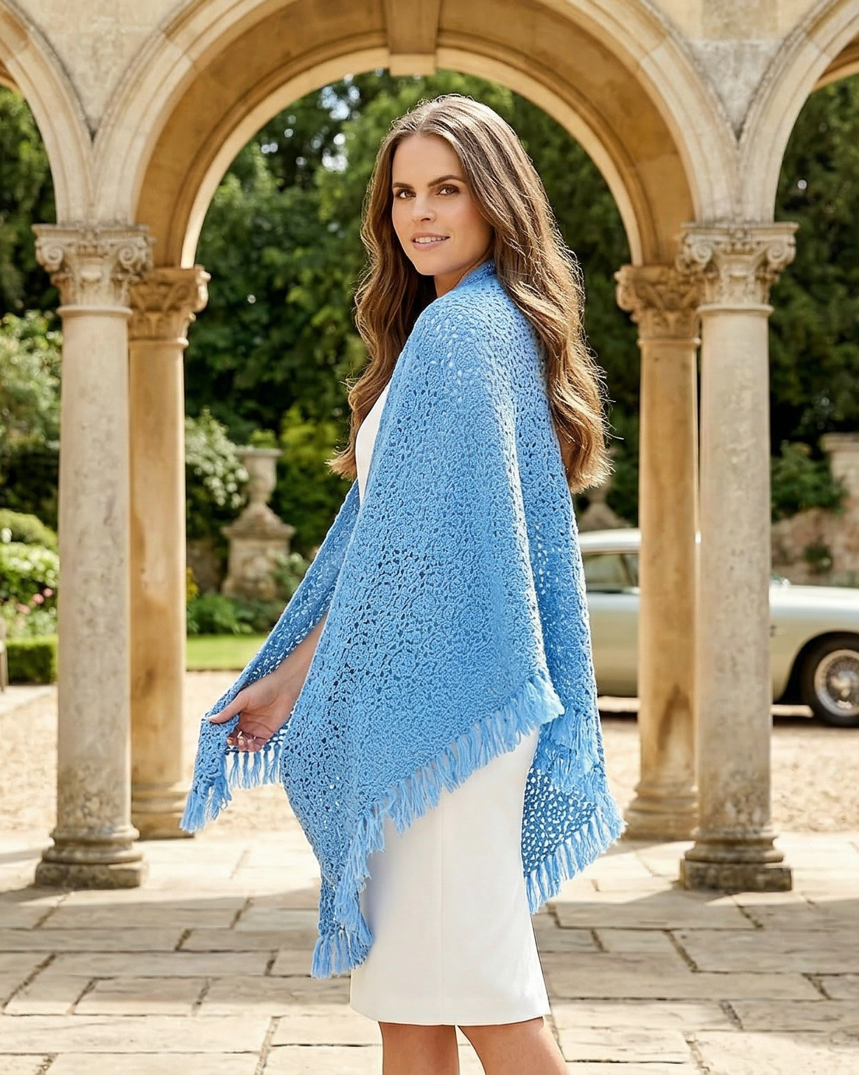 La paz Kaschmirschal Damen hellblau – 100% Kaschmir | EMAAL CASHMERE#Farbe_ hellblau