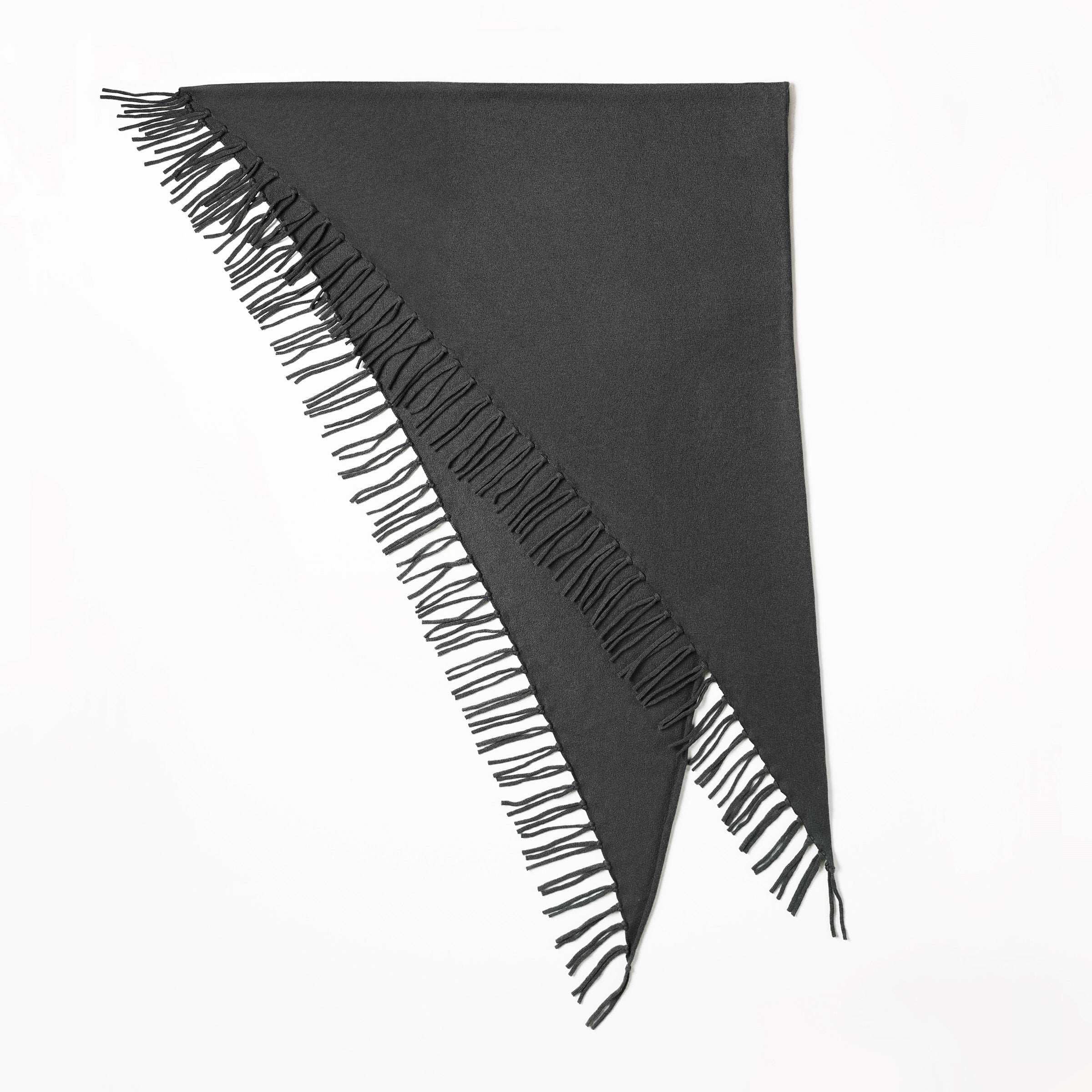 Schwarzer Kaschmir-Dreiecksschal LOS ANGELES als zeitloses Cashmere-Accessoire#Farbe_weiss