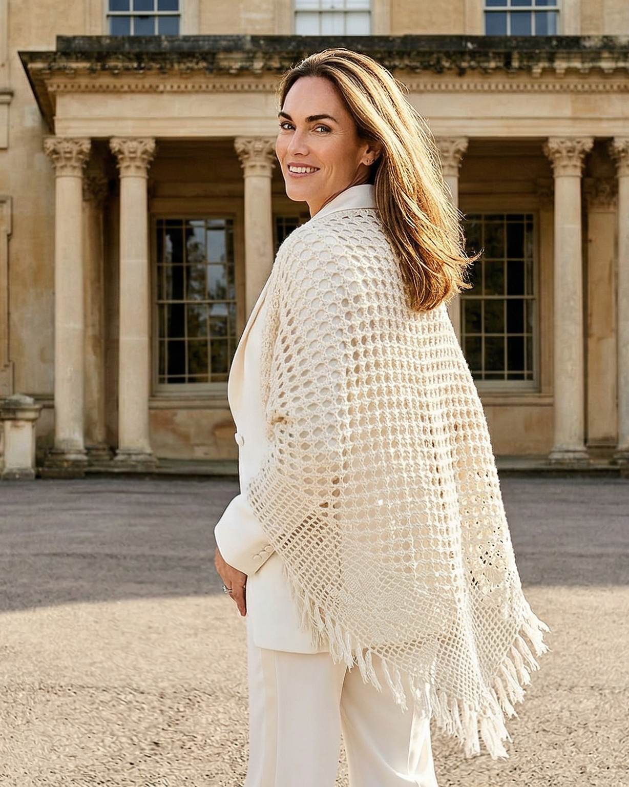 Quito Kaschmirschal Damen creme – 100% Kaschmir | EMAAL CASHMERE#Farbe_creme