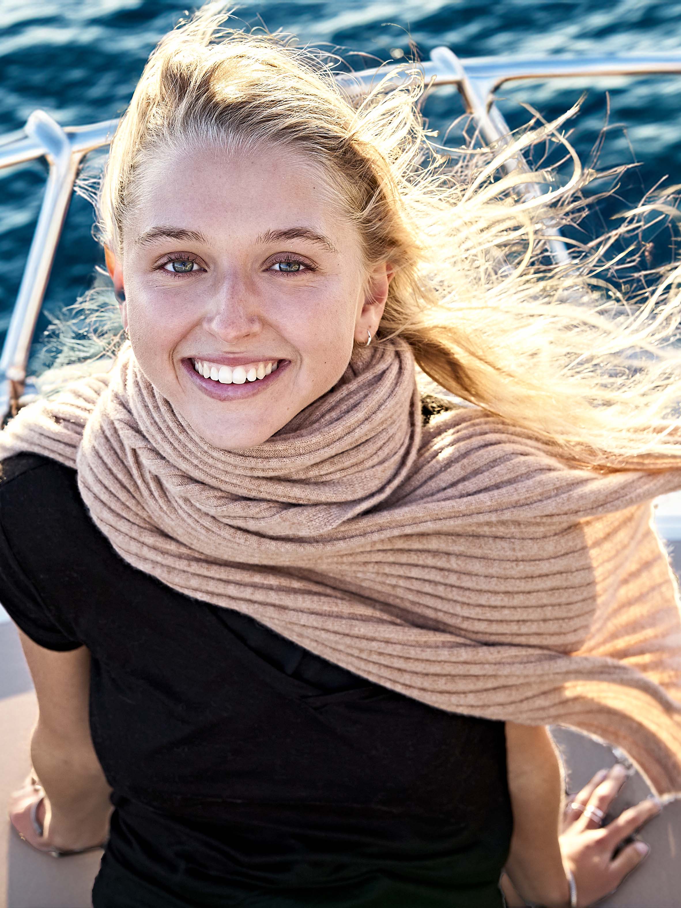 Riad Kaschmirschal Damen hellbraun – 100% Kaschmir | EMAAL CASHMERE#Farbe_hellbraun
