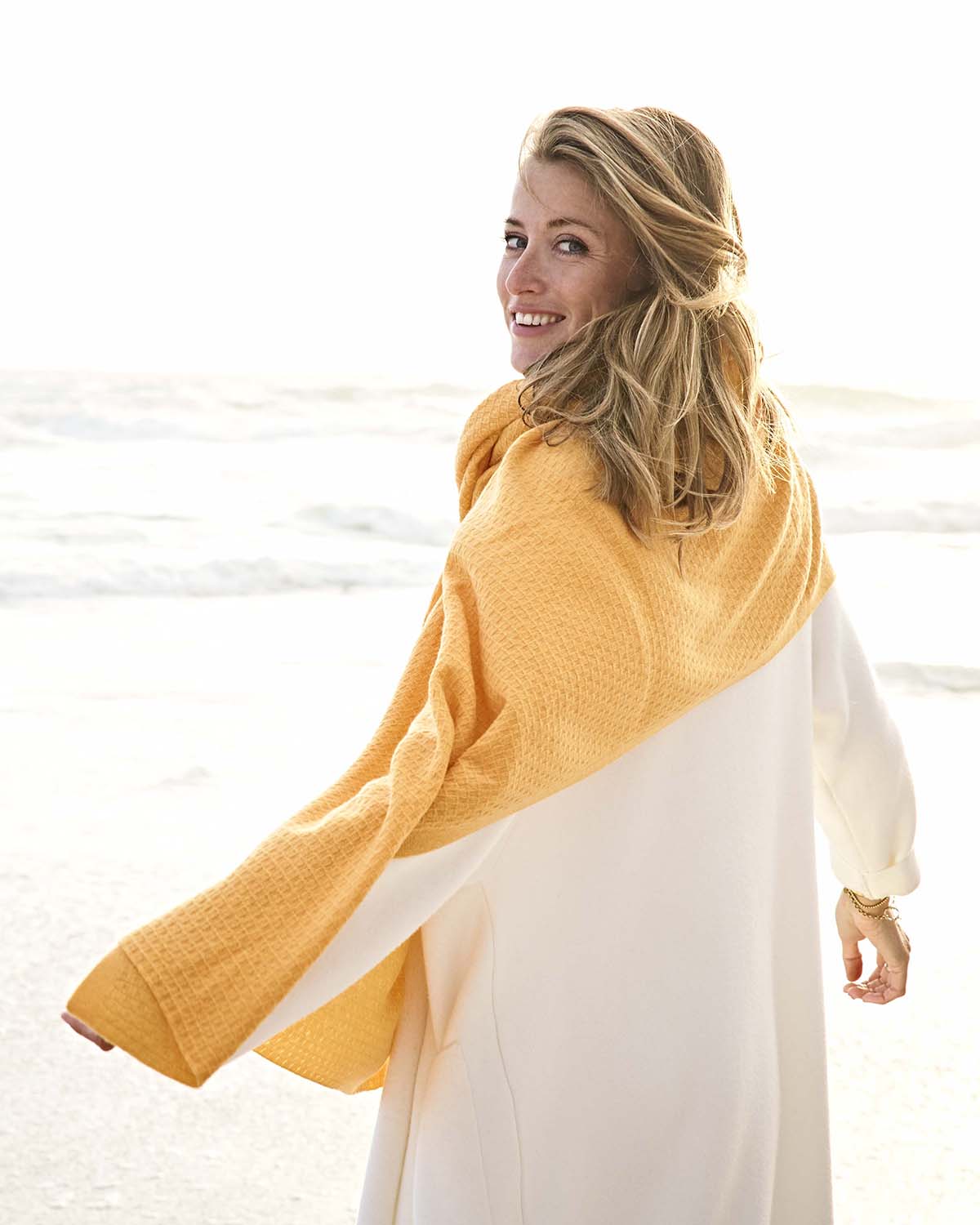 SYLT in Orange – Damen-Cashmere für Reisen, Übergangszeit und Farbmomente#Farbe_orange
