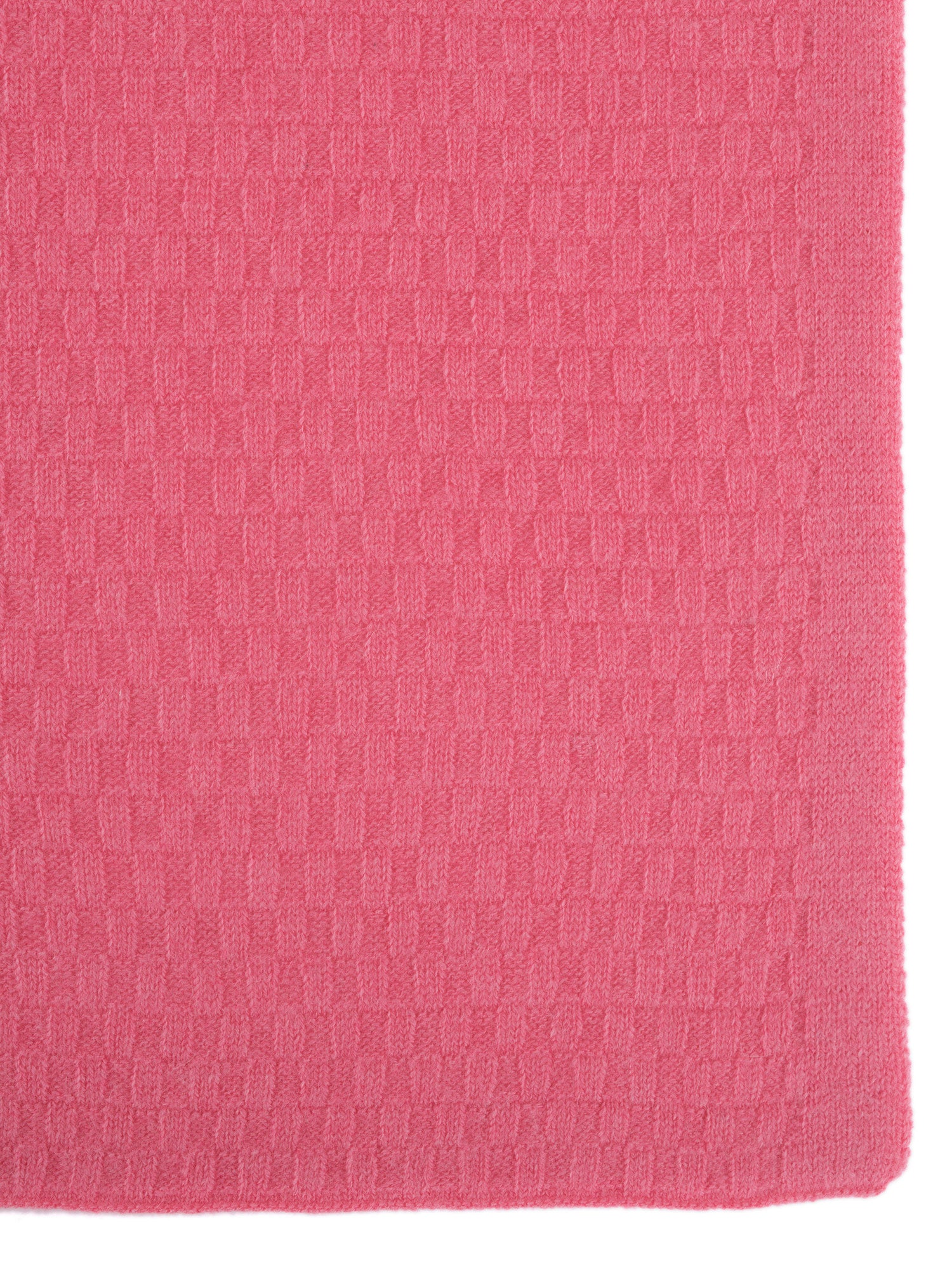 Detail des roten SYLT Damenschals mit feiner Cashmere-Struktur und Tiefe#Farbe_rot