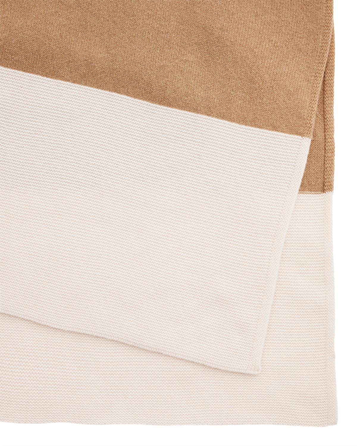 Tokio Kaschmirschal Damen hellbraun/weiss – 100% Kaschmir | EMAAL CASHMERE#Farbe_hellbraun/weiss