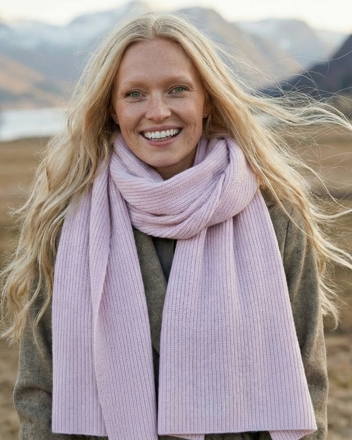 Zermatt Kaschmirschal Damen lila – 100% Kaschmir | EMAAL CASHMERE#Farbe_lila