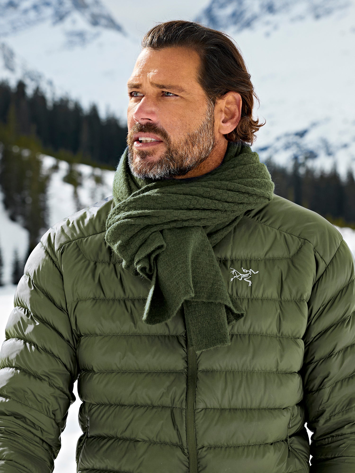 Sylt Kaschmirschal Herren dunkelgrün – 100% Kaschmir | EMAAL CASHMERE#Farbe_dunkelgrün