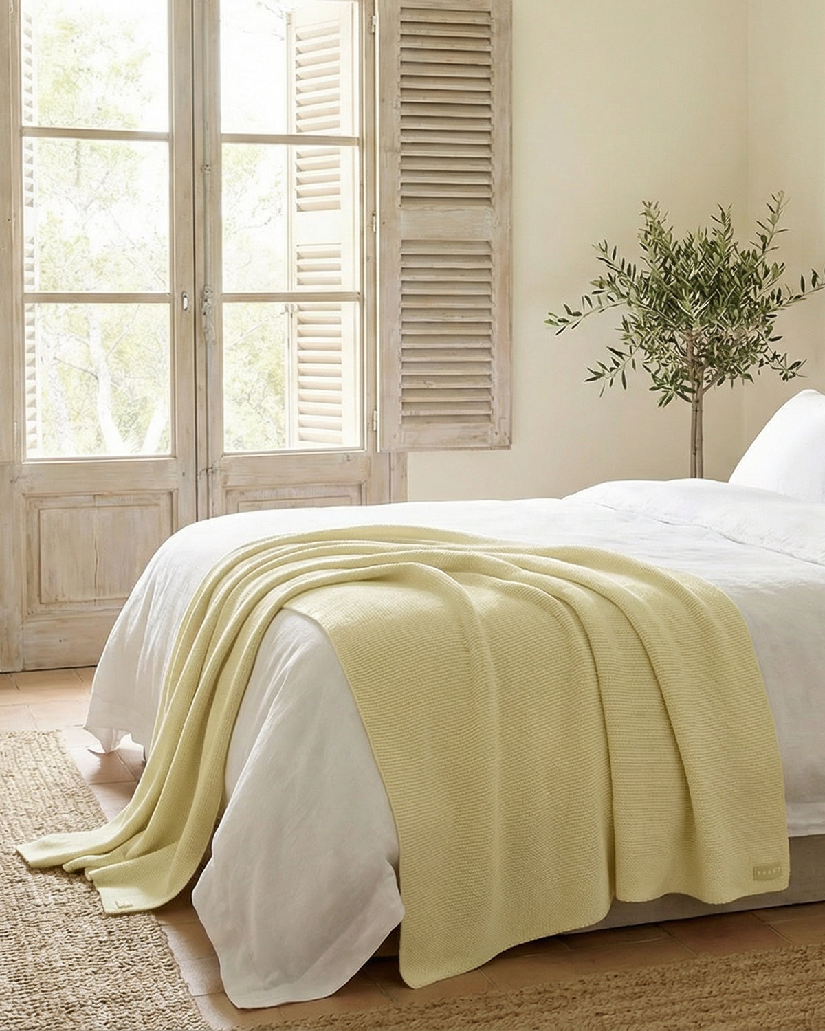 Roma Kaschmirdecke gelb – 100% Kaschmir | EMAAL CASHMERE#Farbe_gelb