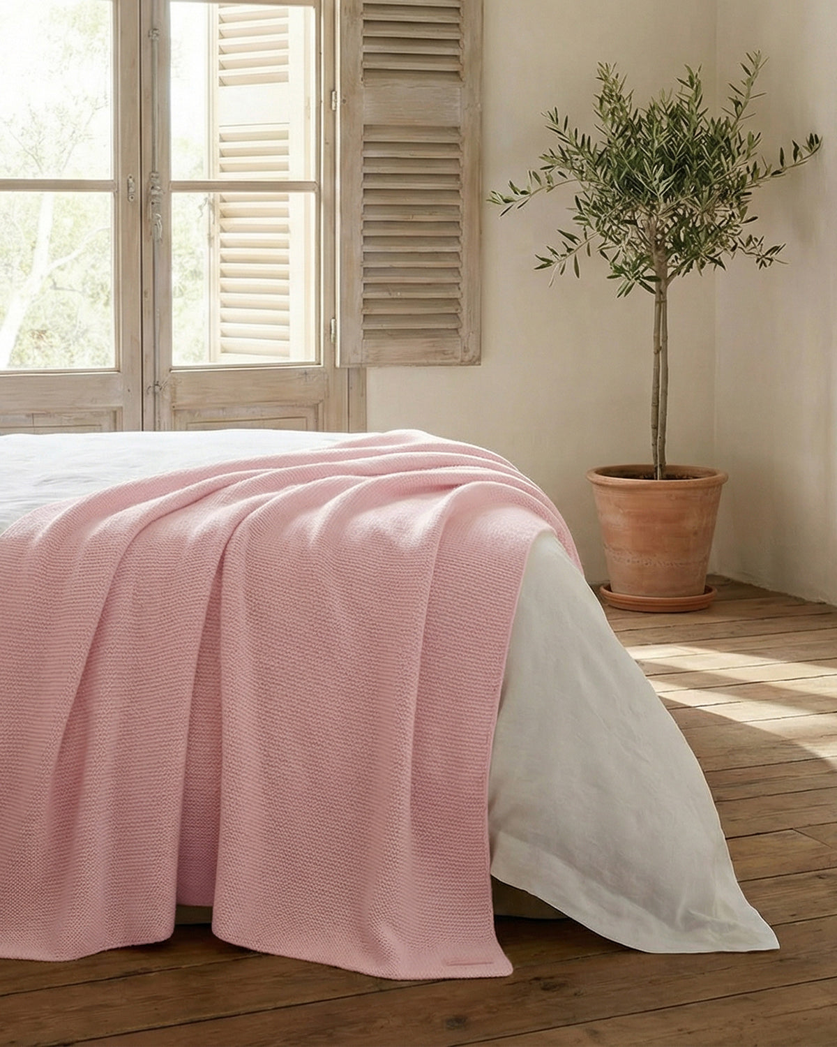 Roma Kaschmirdecke rosa – 100% Kaschmir | EMAAL CASHMERE#Farbe_rosa