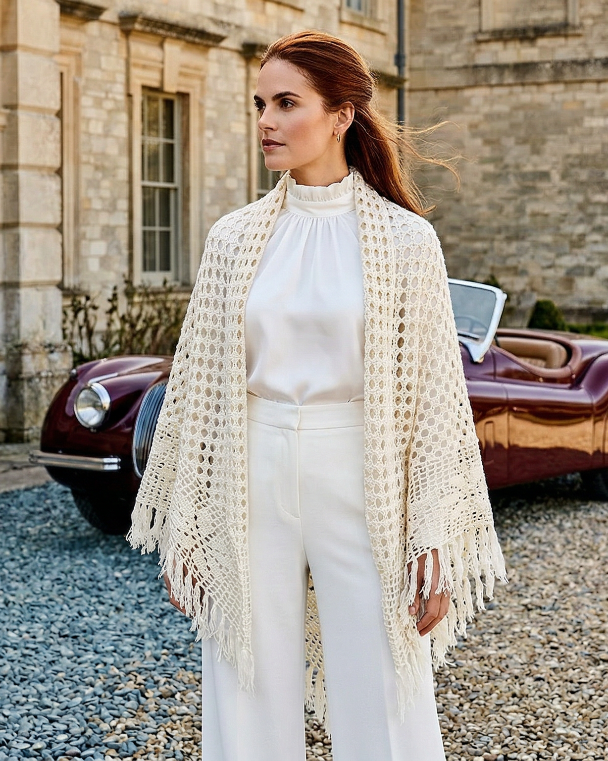 Quito Kaschmirschal Damen creme – 100% Kaschmir | EMAAL CASHMERE#Farbe_creme