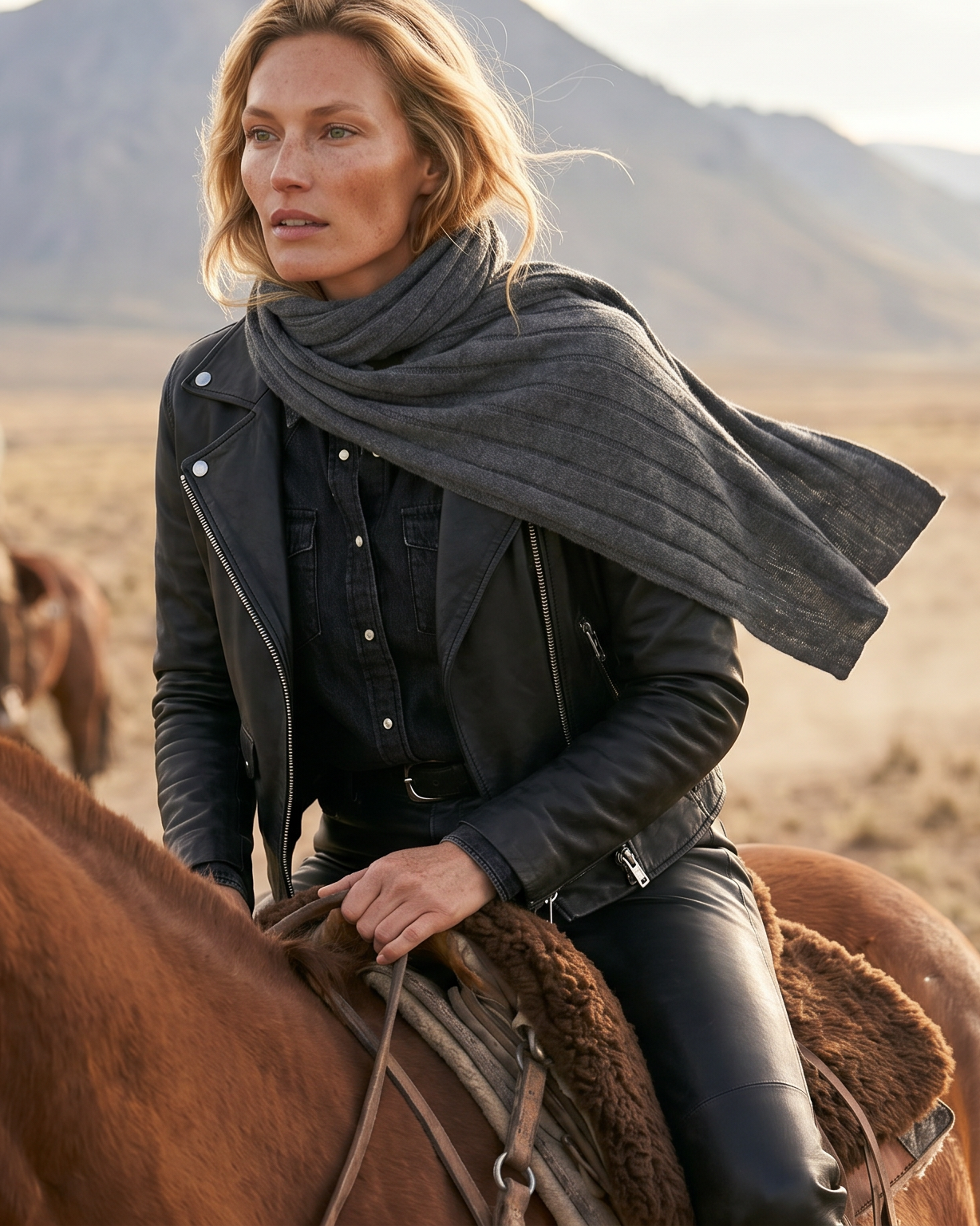 Casablanca Kaschmirschal Damen dunkelgrau – 100% Kaschmir | EMAAL CASHMERE#Farbe_dunkelgrau